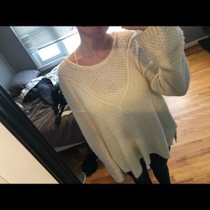 White Sweater Size Large